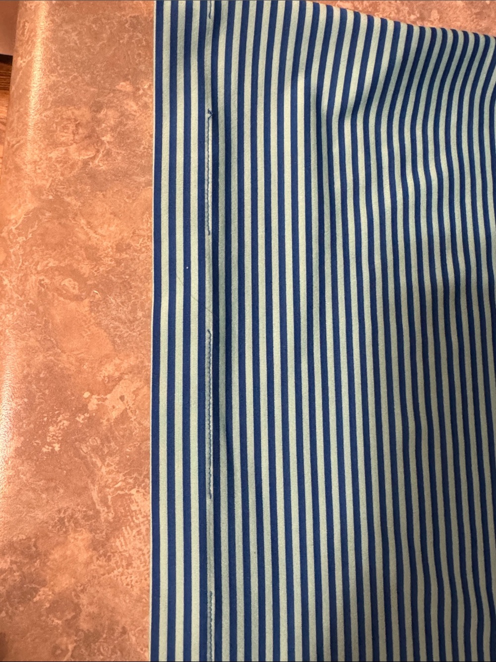 Striped Blue & Teal Polo Shirt - Picture 5 of 5